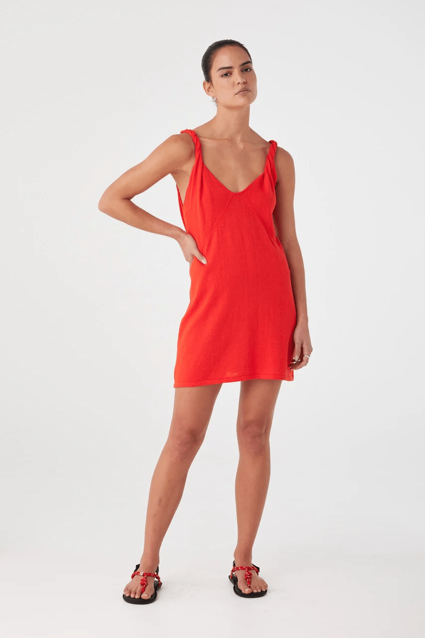Hara Mini Dress - Hibiscus - Mini Dresses - Arcaa Movement