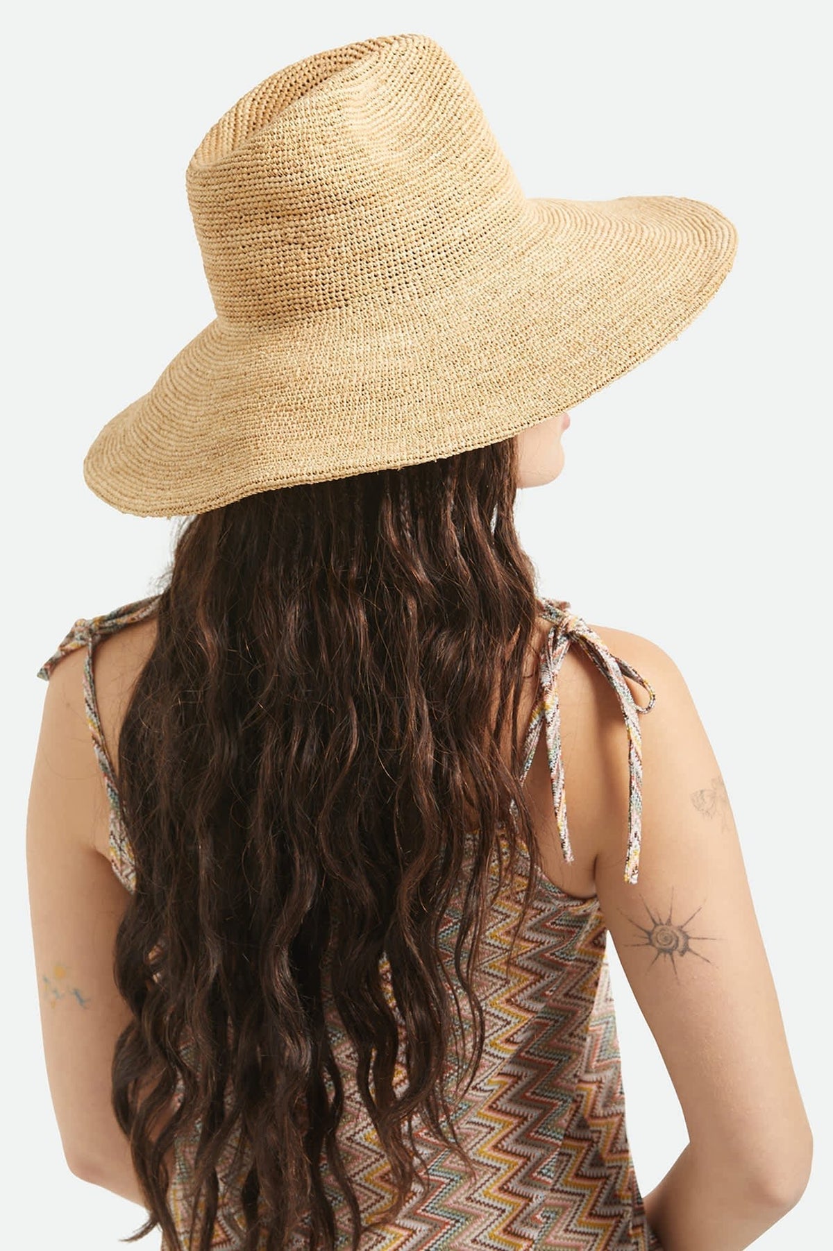 Helena Straw Sun Hat - Tan - Straw Hat - Brixton - Women's fashion at The Freedom State