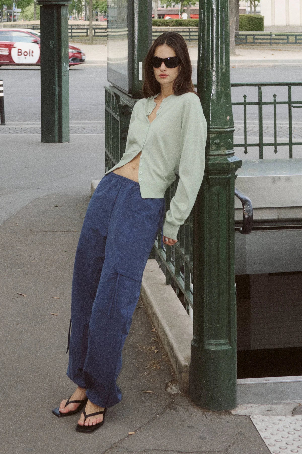 Trist Balloon Pants - Navy