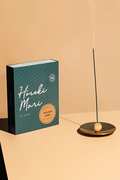 Hoseki Mari - Yellow Jade Crystal - Incense - Maho Sensory - Women's fashion at The Freedom State