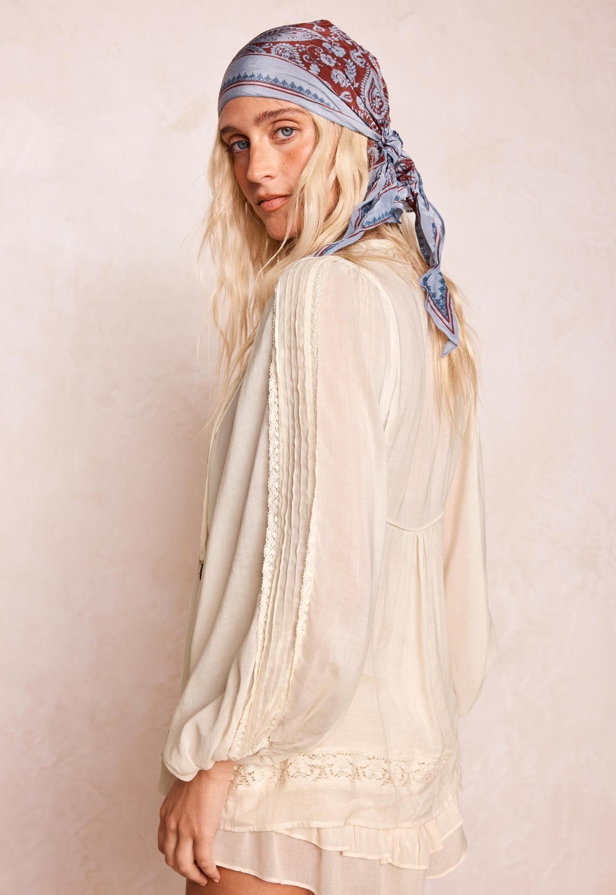 Ines Boho Blouse - Light Sand - Fashion Tops - Spell - Women's fashion at The Freedom State