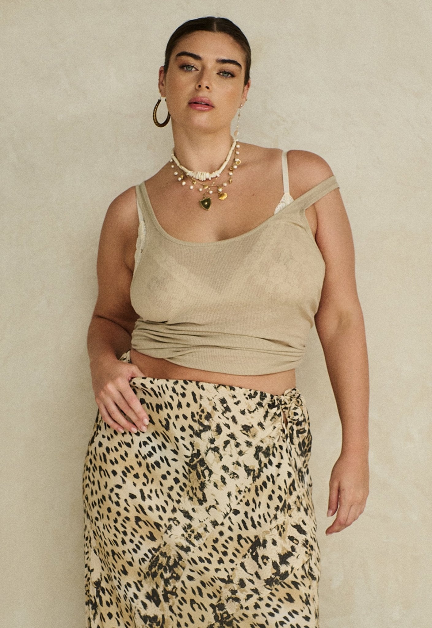 Isabella 2.0 Singlet - Stone - Singlets - Spell - Women's fashion at The Freedom State