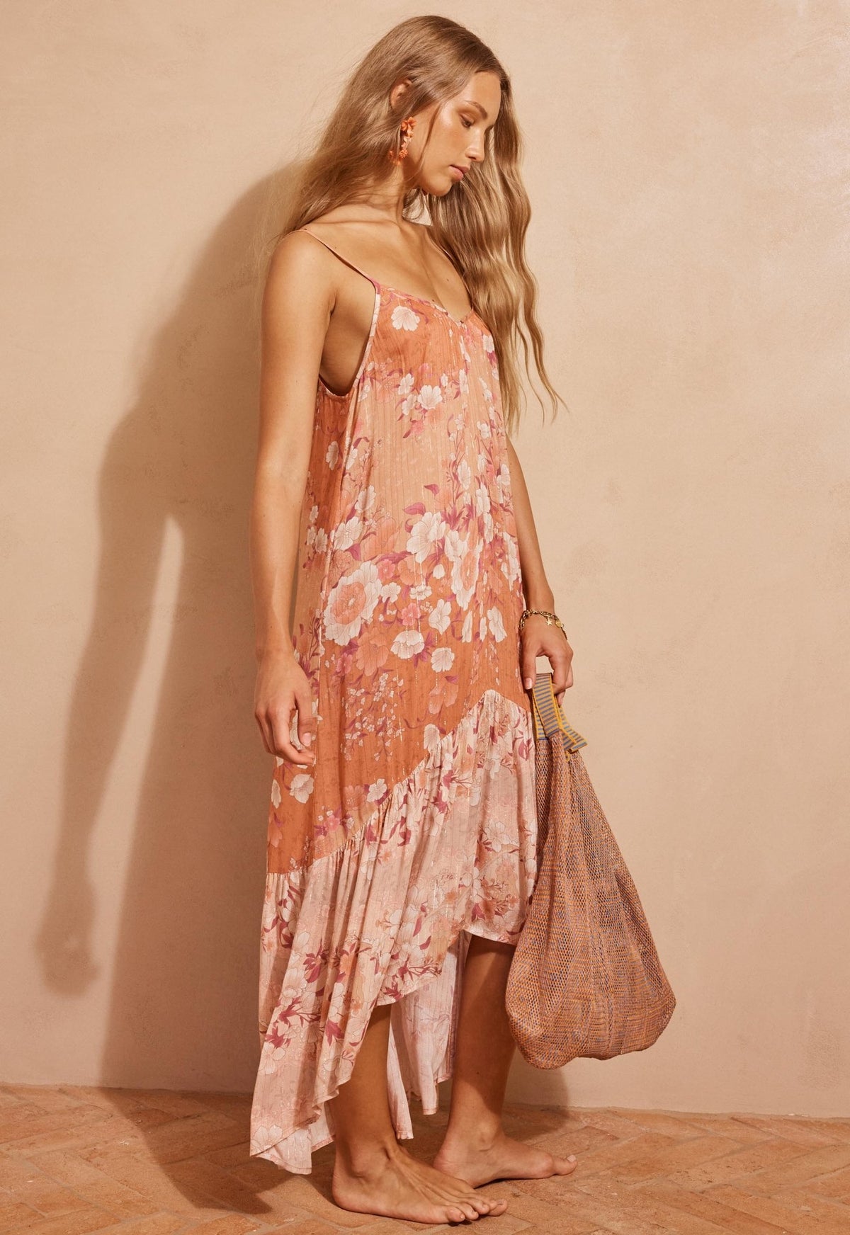 Isola Strappy Dress - Sunfade Pink - Midi Dresses - Spell - Women's fashion at The Freedom State