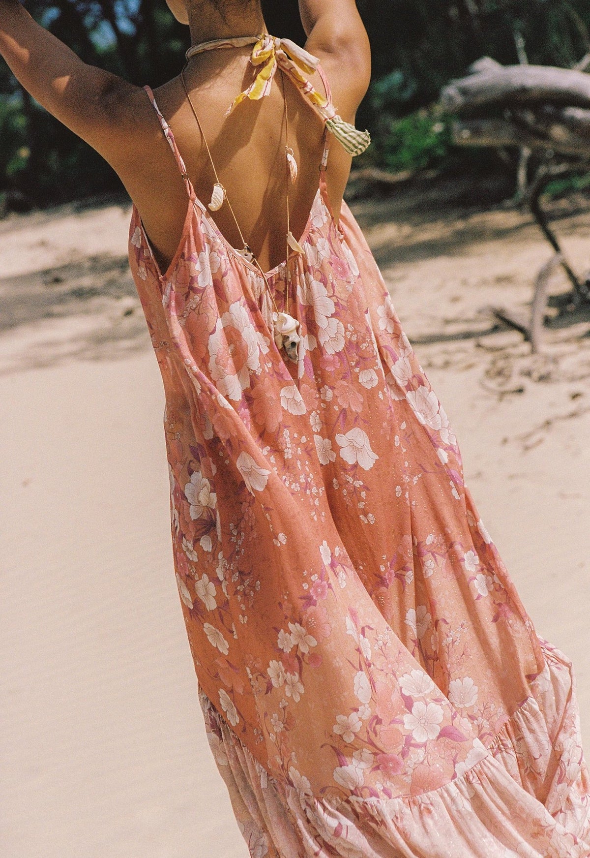 Isola Strappy Dress - Sunfade Pink - Midi Dresses - Spell - Women's fashion at The Freedom State