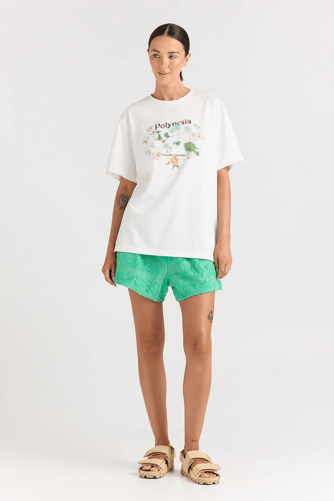 Isola Tee - Vanilla - T-Shirts - Poolside Paradiso