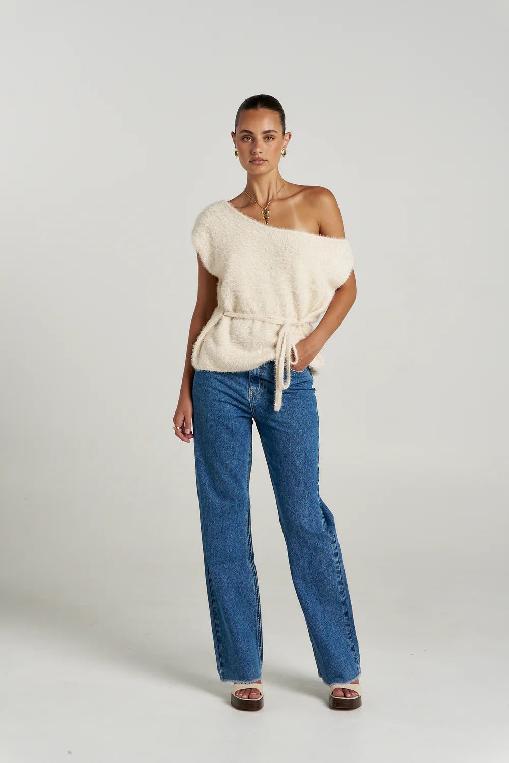 Ivy Knit Top - Lily White - Knitwear - Summi Summi - Women's fashion at The Freedom State