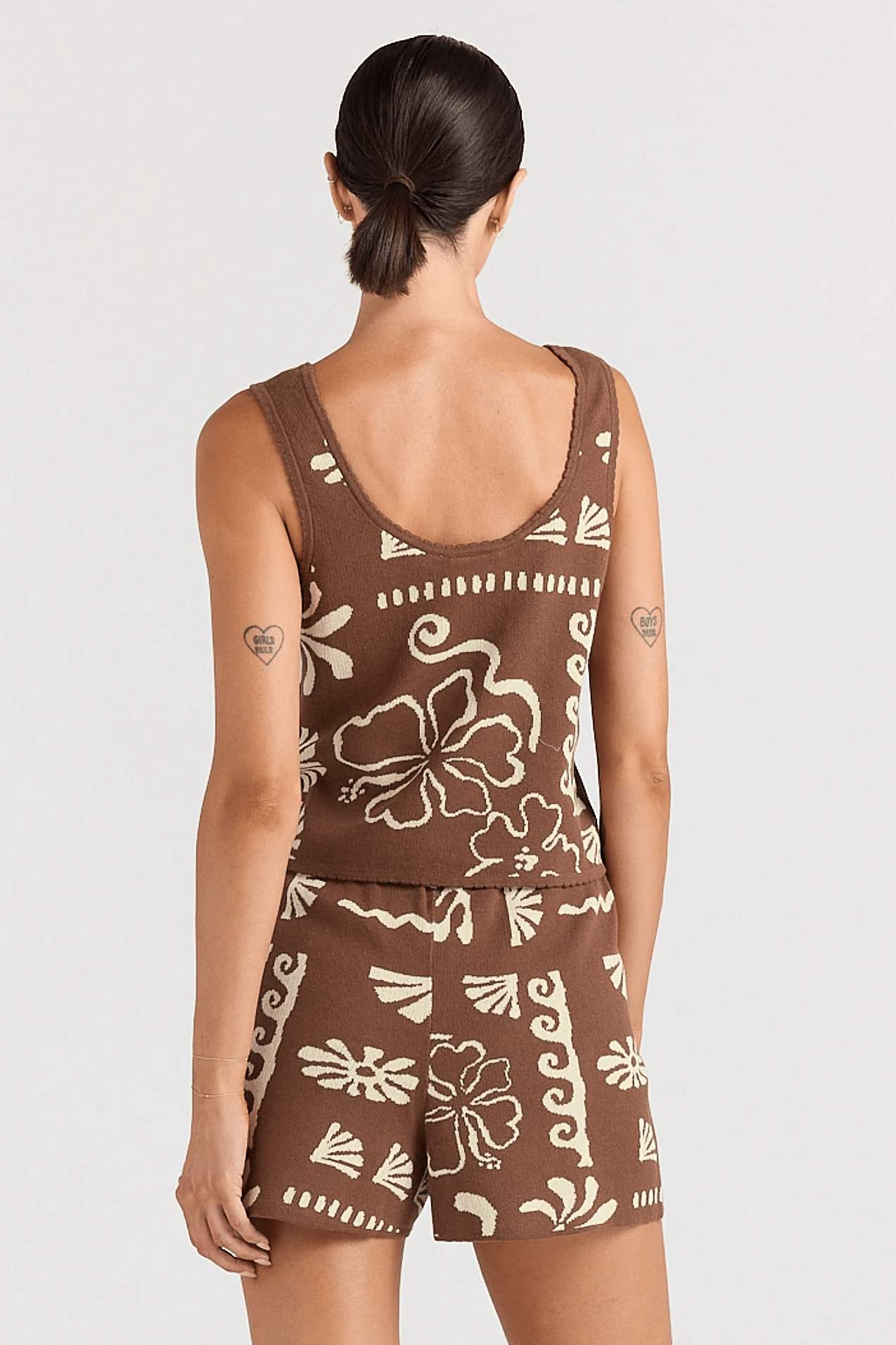 Jamaica Singlet Top - Coco - Singlets - Poolside Paradiso
