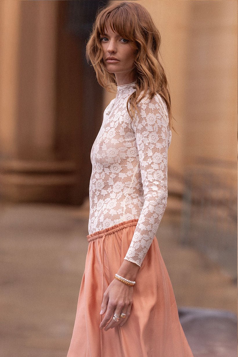 Juliette Lace Top - Vintage Cream - Fashion Tops - Spell - Women's fashion at The Freedom State