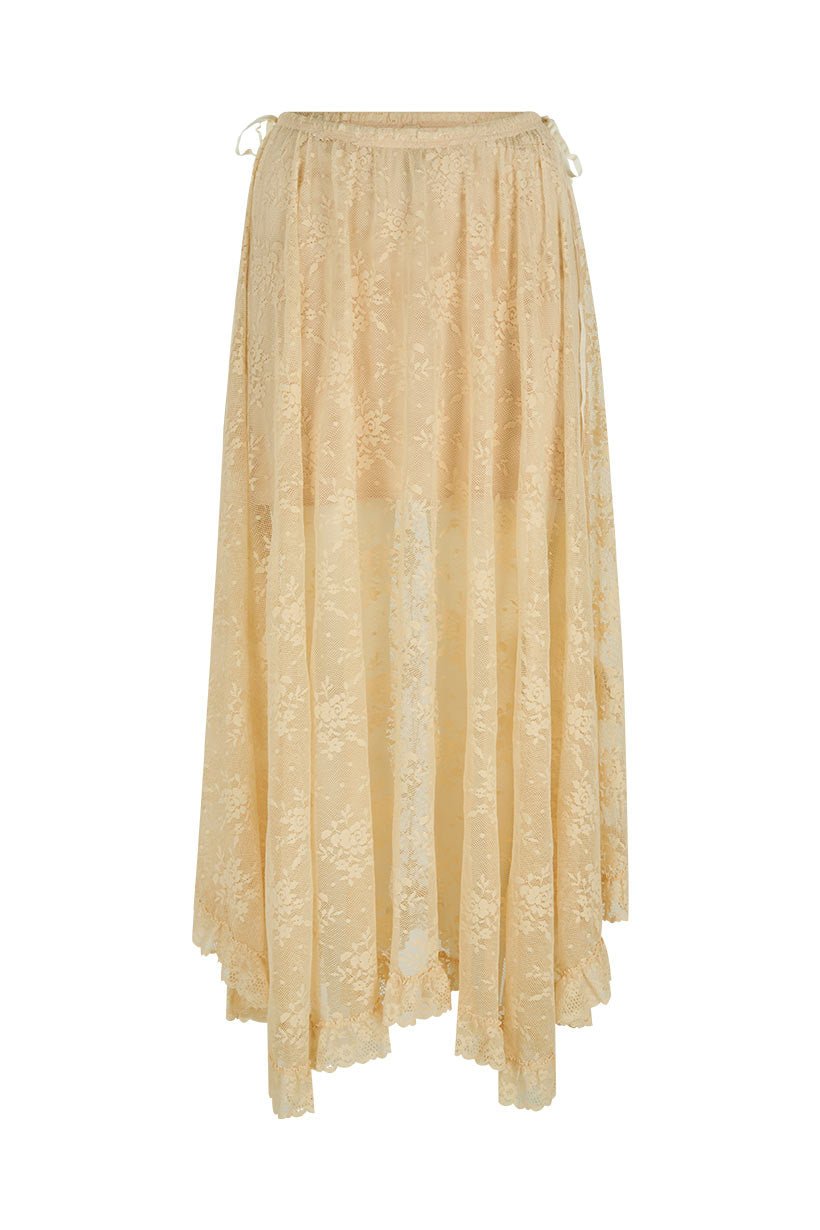 Labyrinth Lace Maxi Skirt - Peach Bliss - Skirts - Spell - Women's fashion at The Freedom State