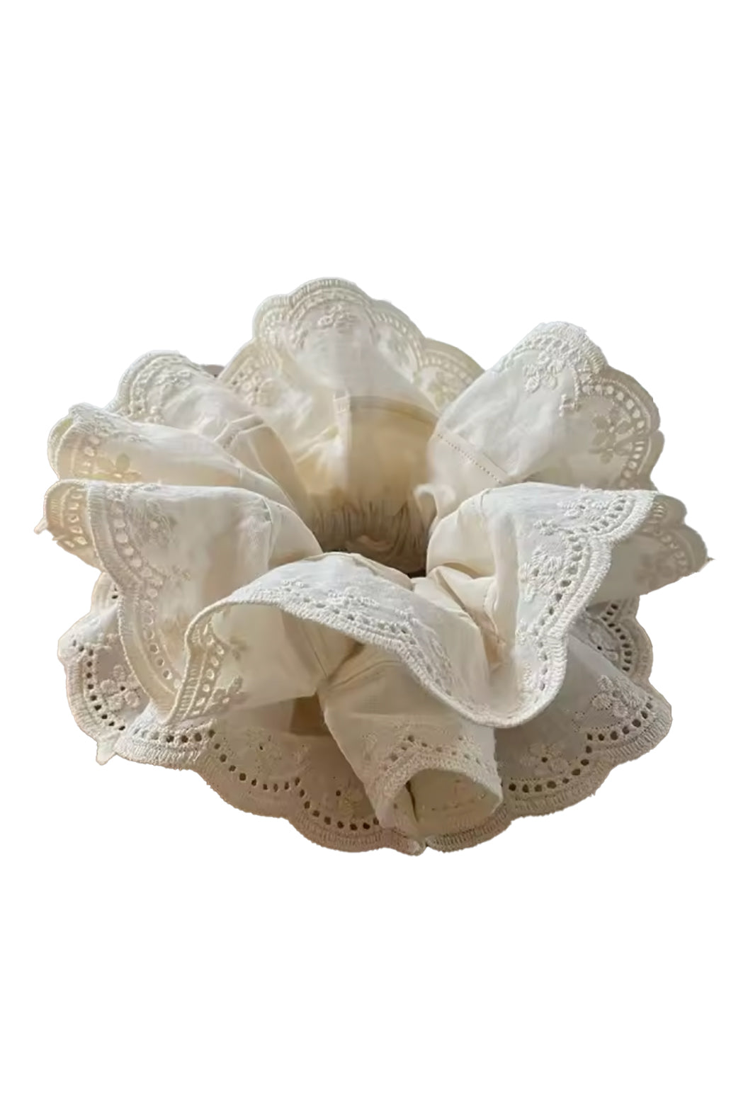 Lace Scrunchie - Ivory