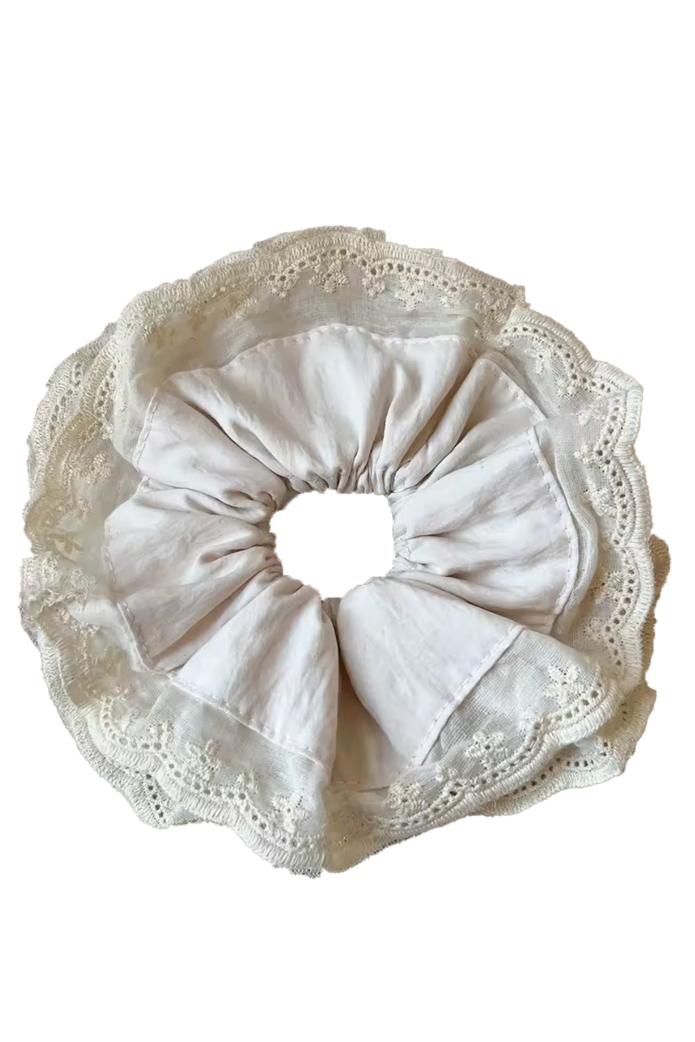 Lace Scrunchie - Ivory