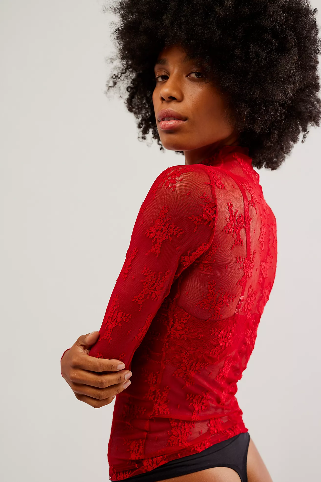 Lady Lux Layering Top - Red Racer