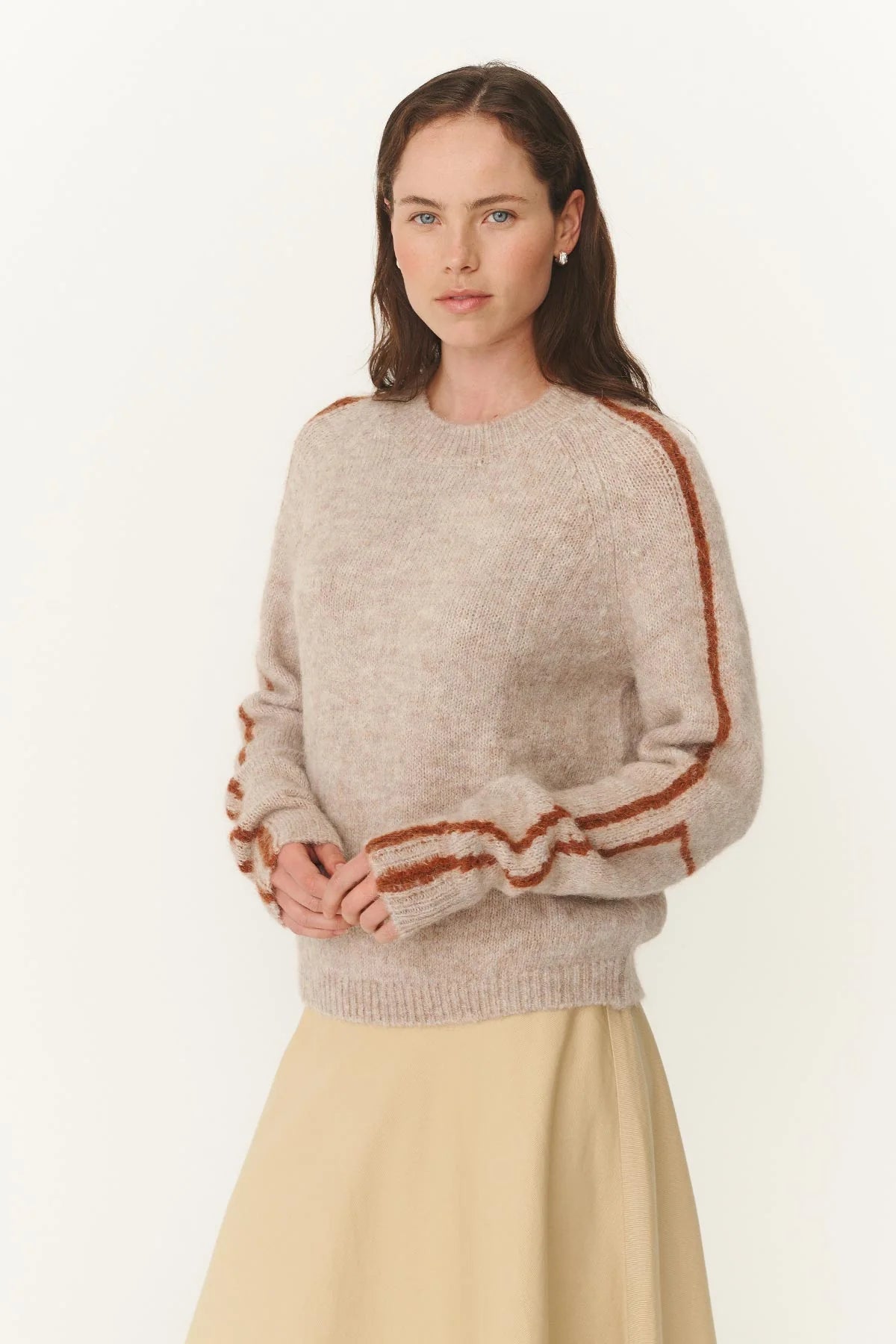 Lana Knit Jumper - Fawn - Knitwear - Rowie The Label - Women's fashion at The Freedom State