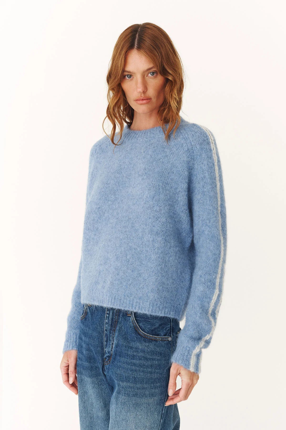 Lana Knit Jumper - Sky - Knitwear - Rowie The Label - Women's fashion at The Freedom State