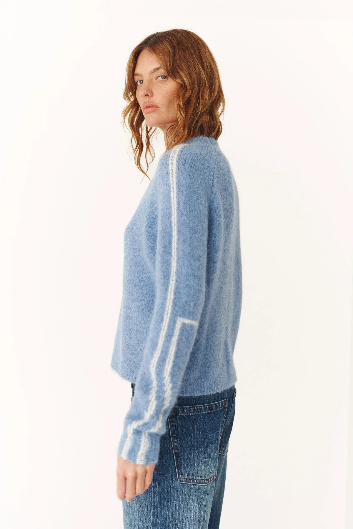 Lana Knit Jumper - Sky - Knitwear - Rowie The Label - Women's fashion at The Freedom State
