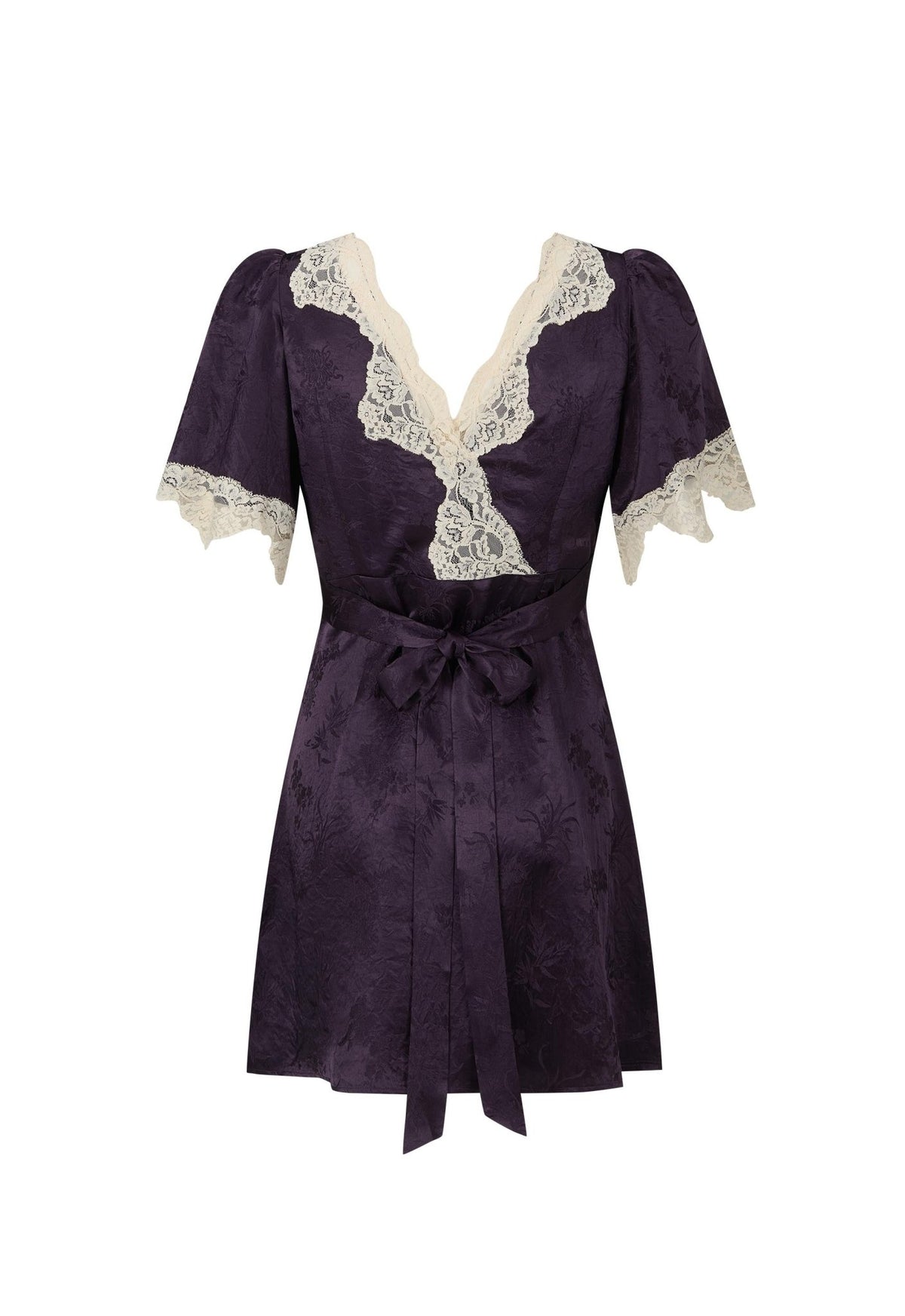 Lasiandra Lace Mini Dress - Deep Violet - Mini Dresses - Spell - Women's fashion at The Freedom State