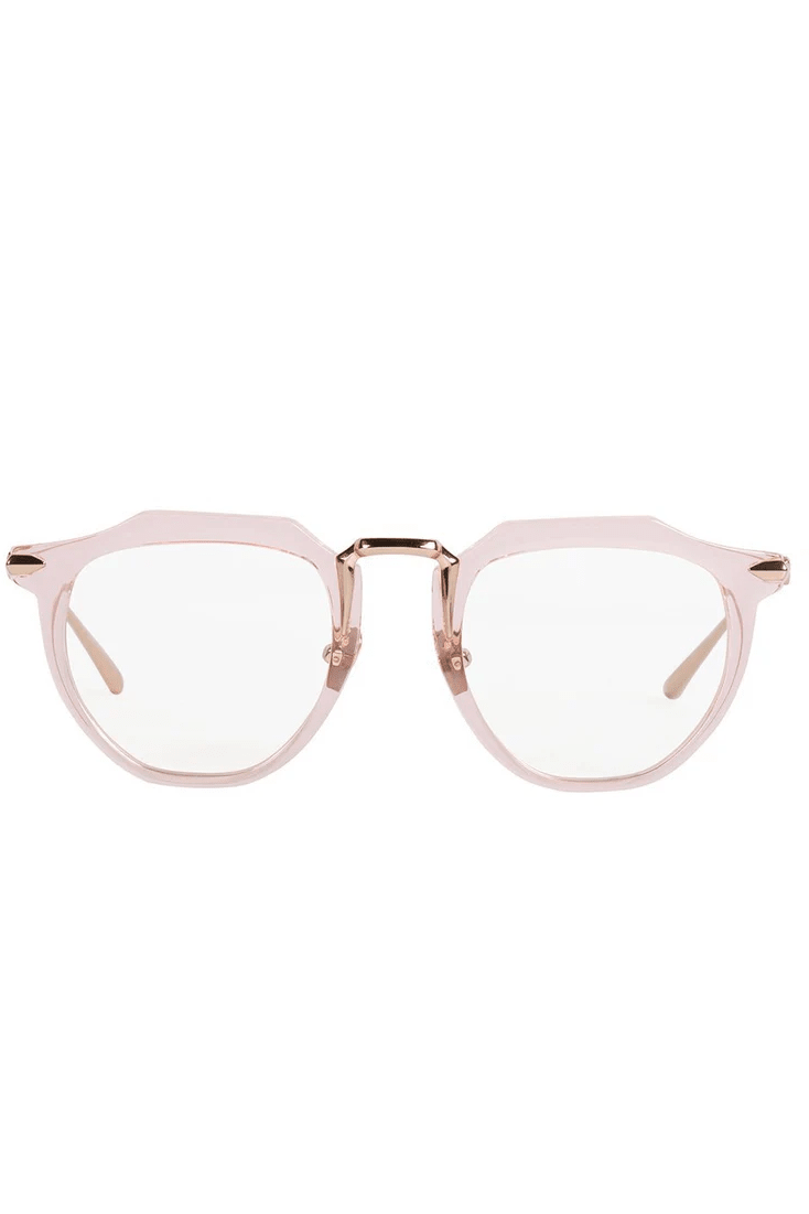Le Chateau | Optics - Crystal Pink w. Rose Gold Titanium Trim / Clear Lens - Optics - Valley Eyewear - Women's fashion at The Freedom State