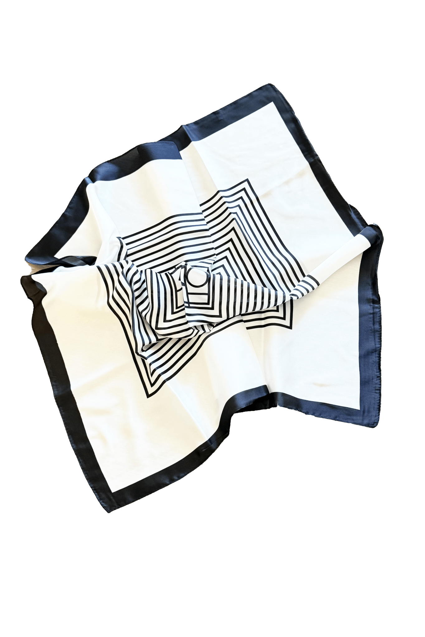 Linea Scarf - White/Black - Hair & Scarves - The Freedom State - Women's fashion at The Freedom State