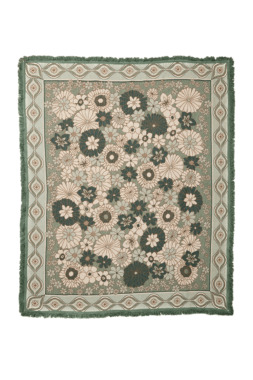 Lola Throw - Peppermint - Rugs & Throws - Wandering Folk - Women's fashion at The Freedom State