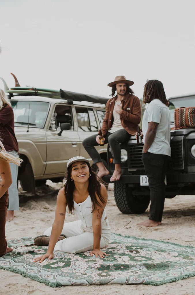 Lola Throw - Peppermint - Rugs & Throws - Wandering Folk - Women's fashion at The Freedom State