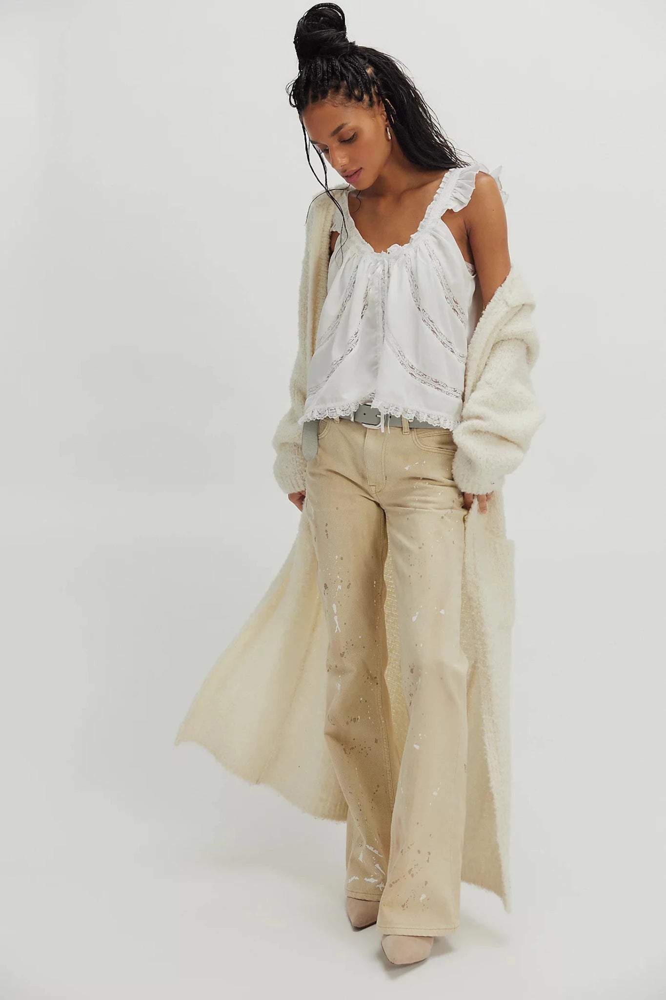 Mabel Tank - White - Fashion Tops - Free People - Women's fashion at The Freedom State