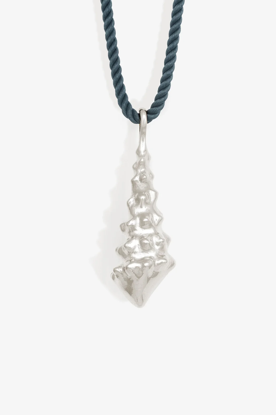 Marine Cord Necklace - Silver