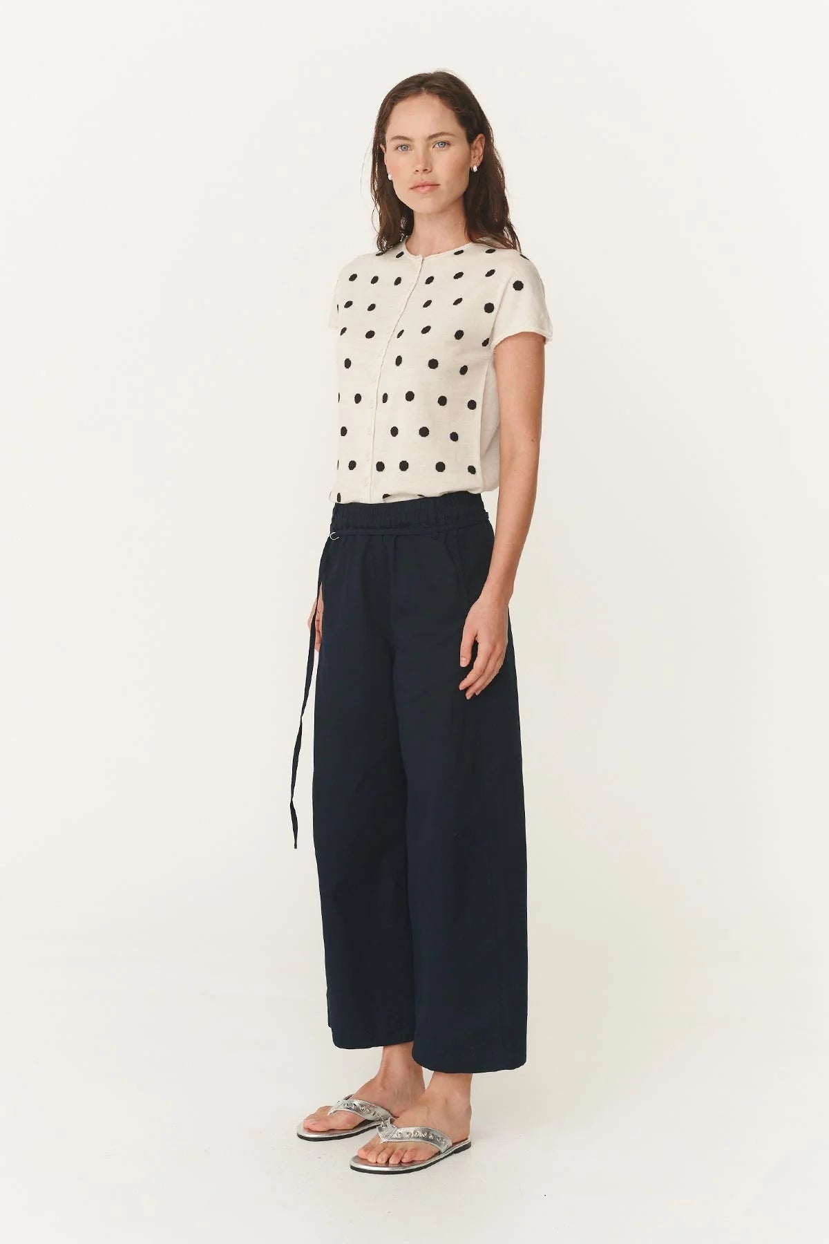 Maryanne Barrel Leg Pants - Ink - Pants - Rowie The Label - Women's fashion at The Freedom State
