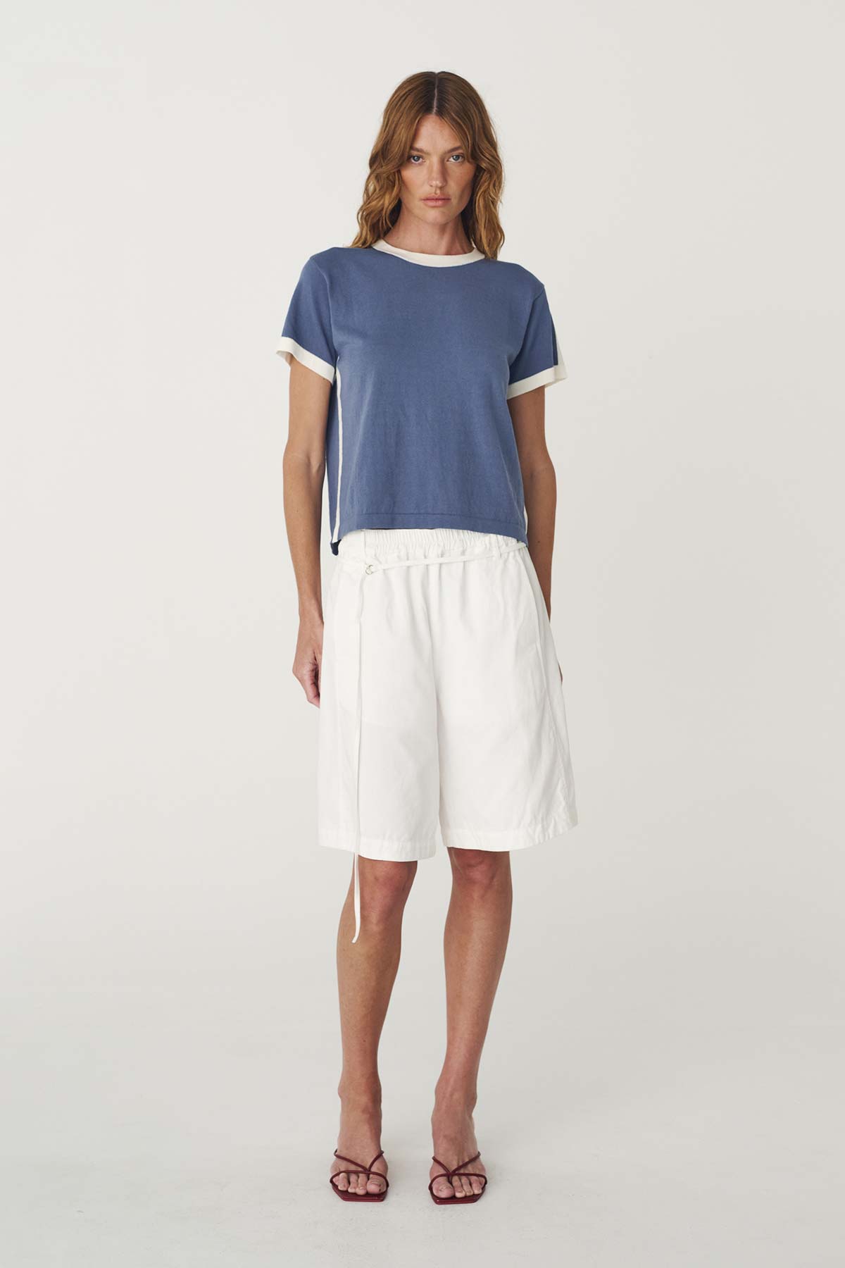 Maryanne Longline Shorts - Bone - Shorts - Rowie The Label - Women's fashion at The Freedom State
