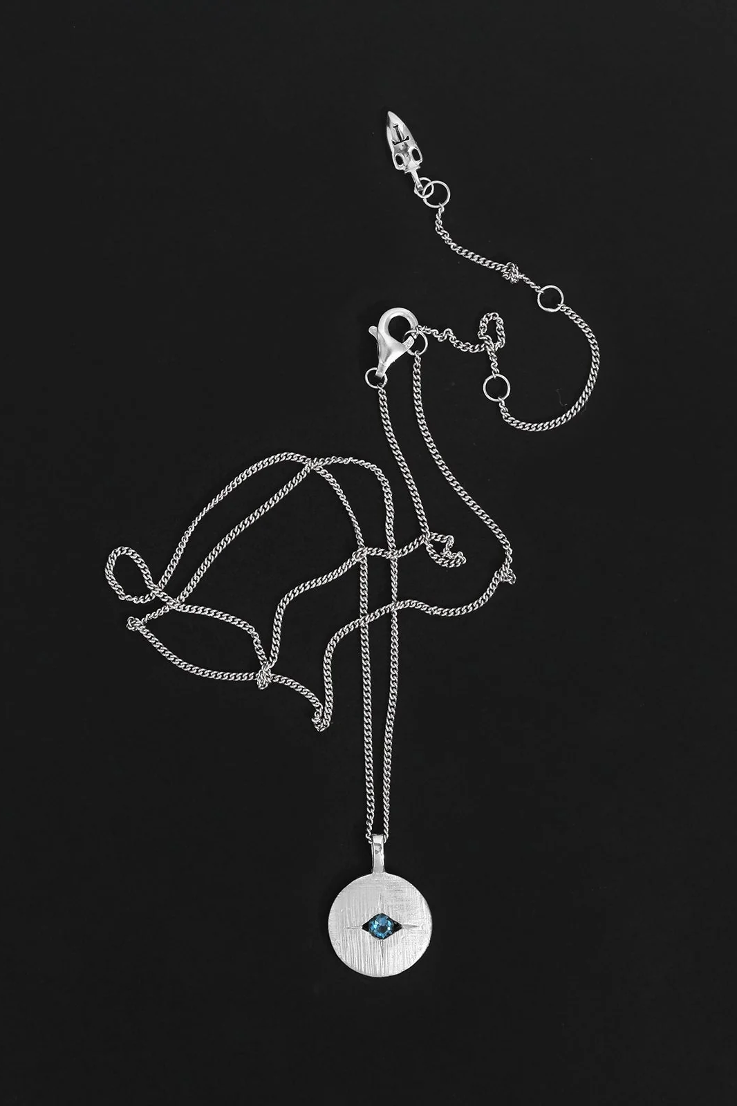 Mavi Eye Necklace - Silver