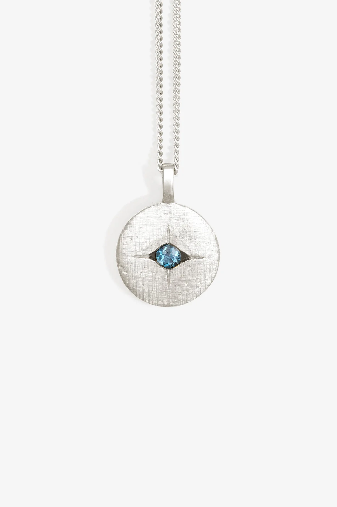 Mavi Eye Necklace - Silver