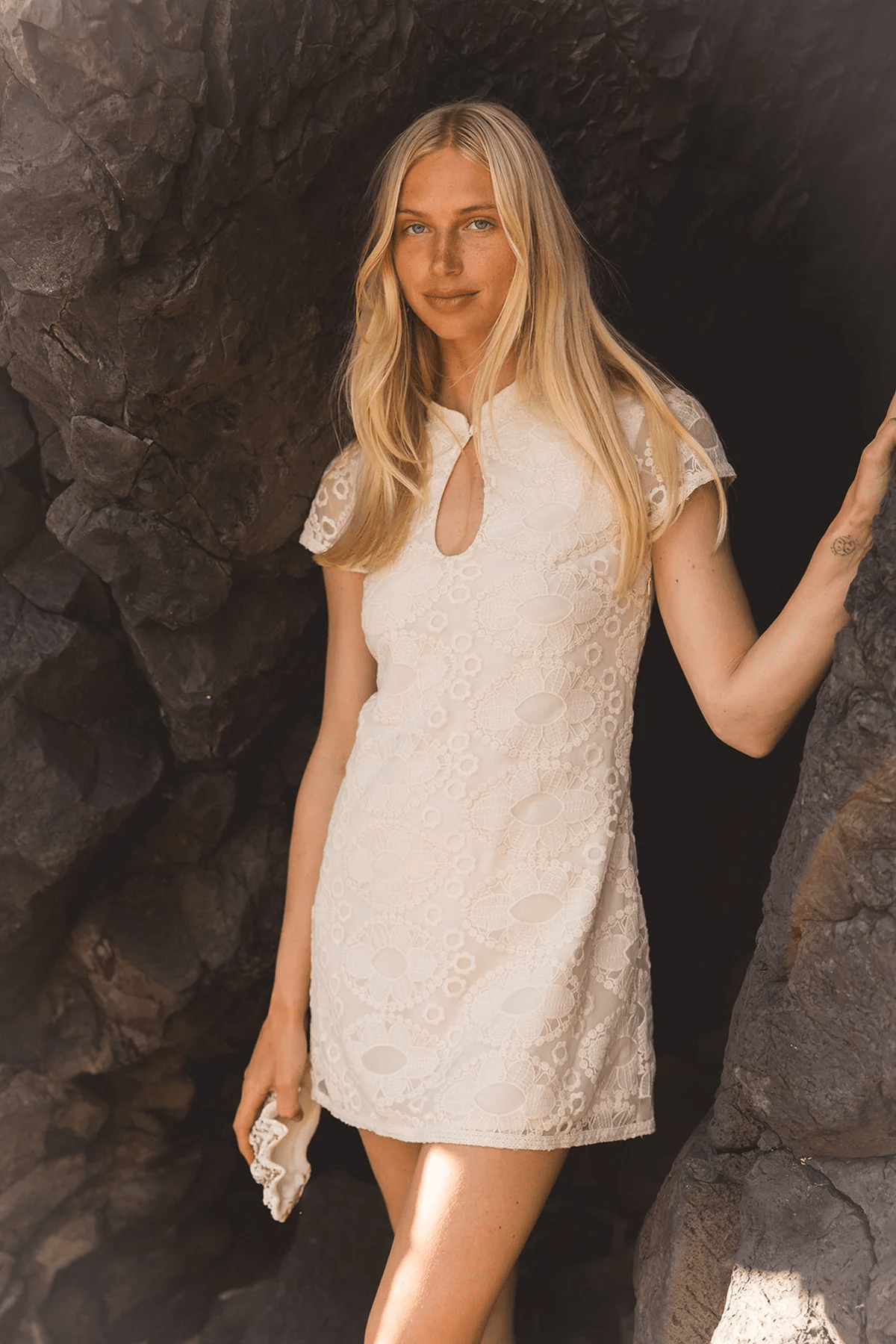 Mimi Mini Dress - Cloud - Mini Dresses - Nine Lives Bazaar - Women's fashion at The Freedom State