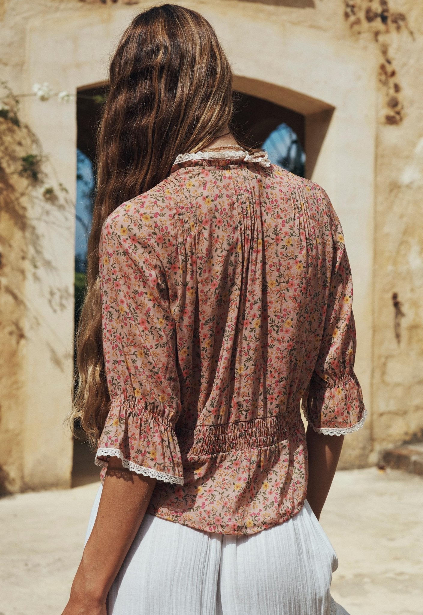 Mimi - Rose Blouse - Pink Posey - Fashion Tops - Spell - Women's fashion at The Freedom State