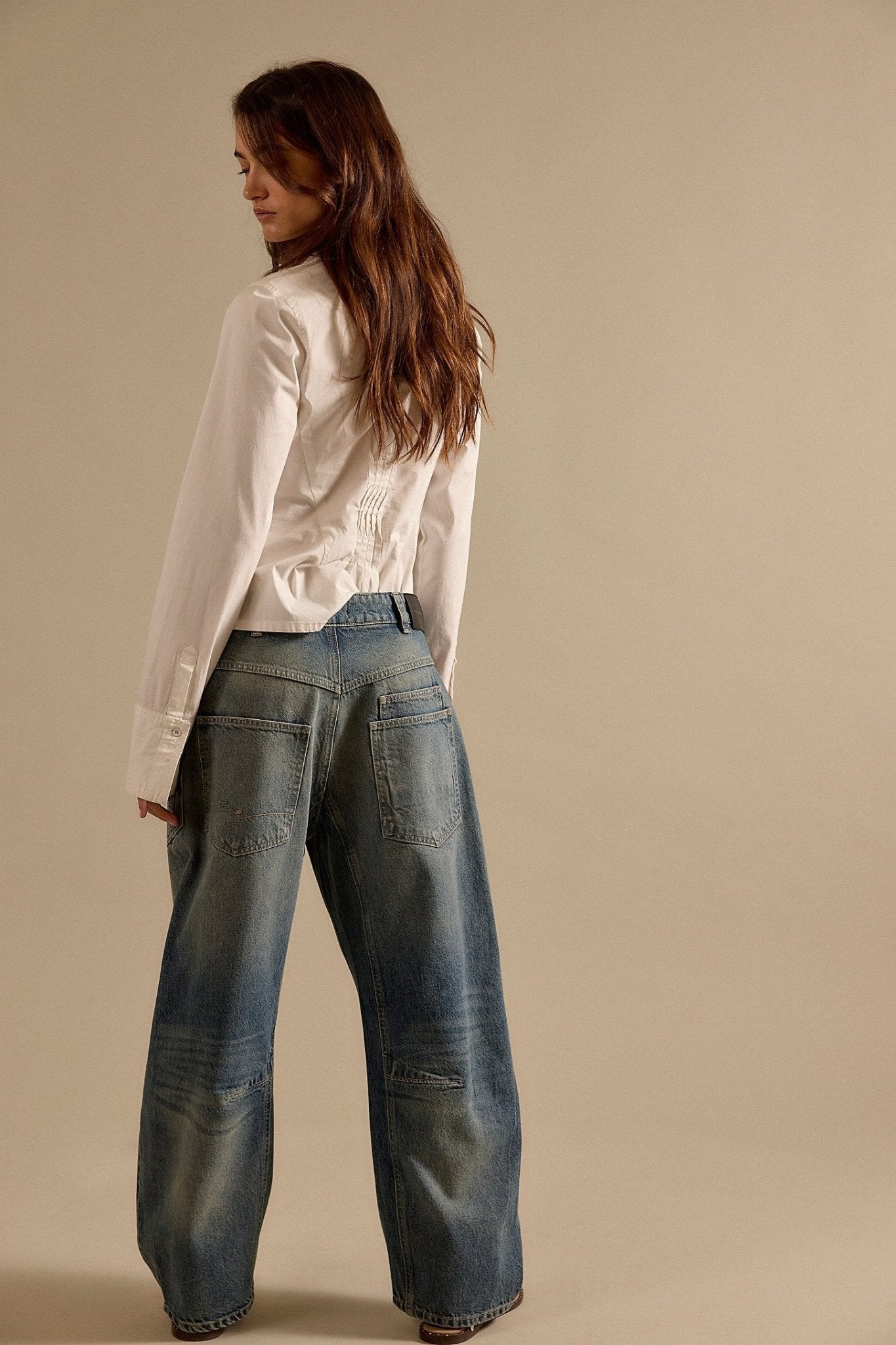 Minimalist Moxie Barrel Jeans - High Hopes - Jeans - Free People - Women's fashion at The Freedom State