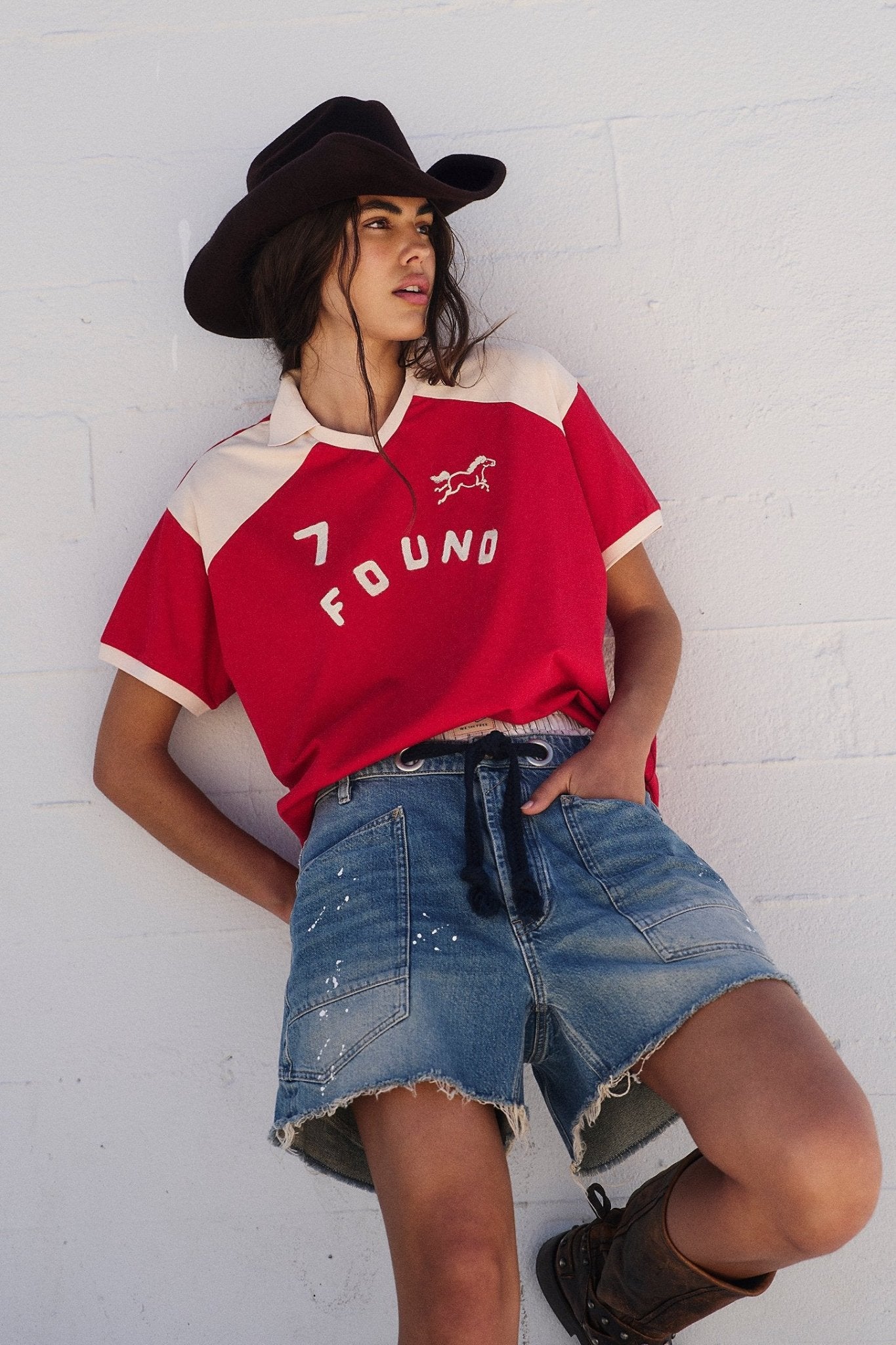 Moxie Barrel Shorts - Timeless Blue - Shorts - Free People