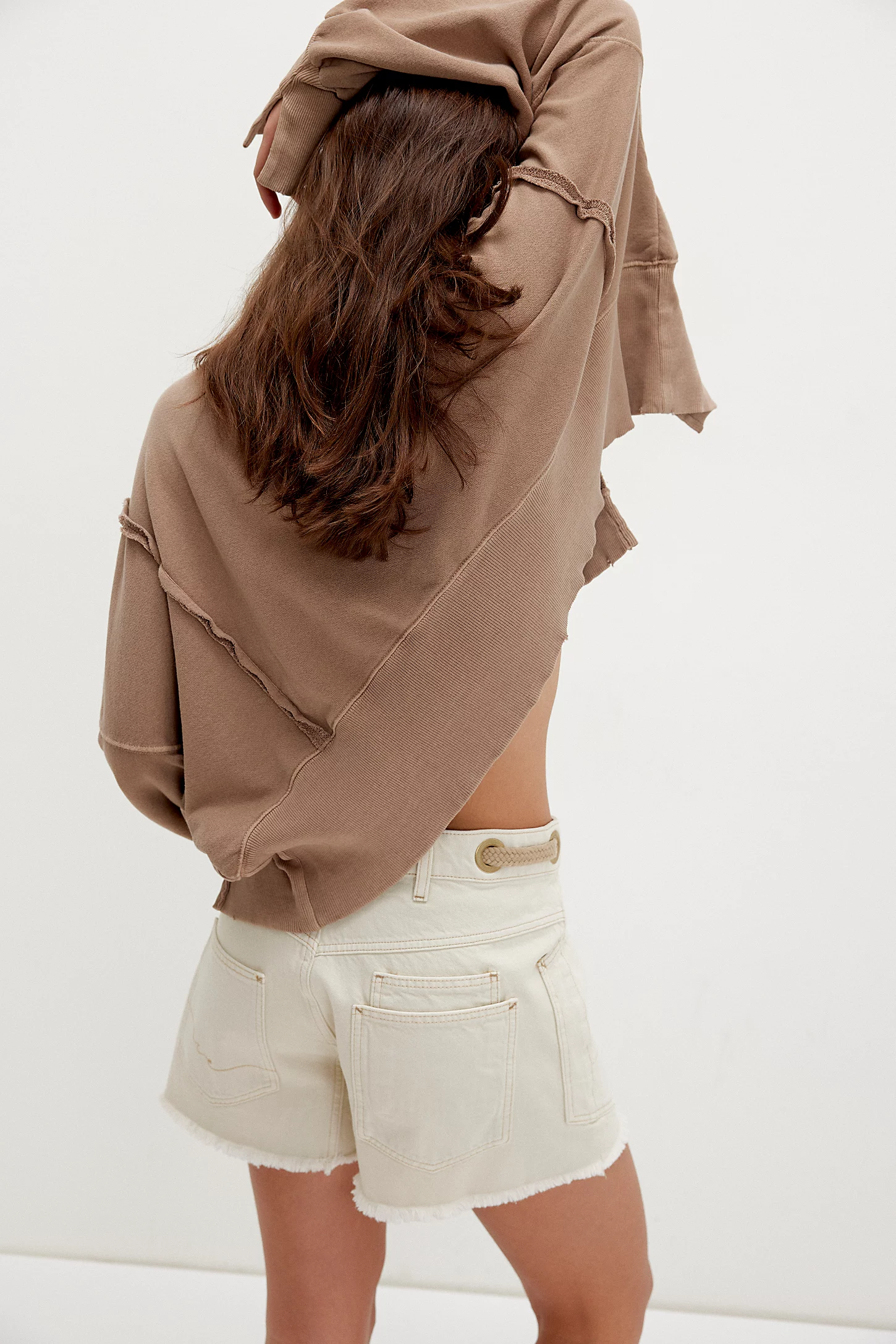 Moxie Barrel Shorts - White