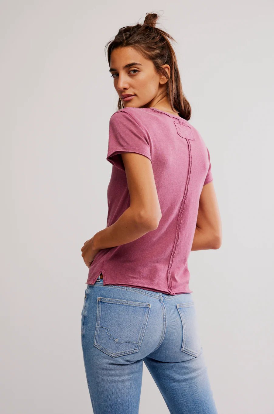 Nova Tee - Crushed Berry - T-Shirts - Free People