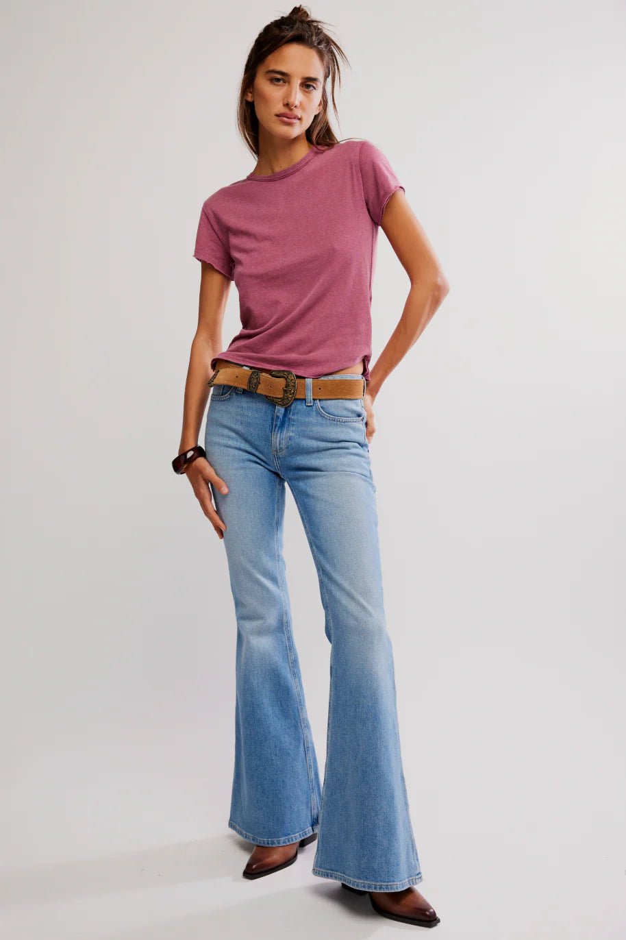 Nova Tee - Crushed Berry - T-Shirts - Free People