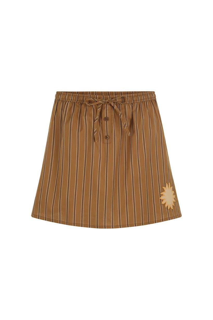 Off Duty Mini Skirt - Caramel Cafe - Skirts - Spell - Women's fashion at The Freedom State