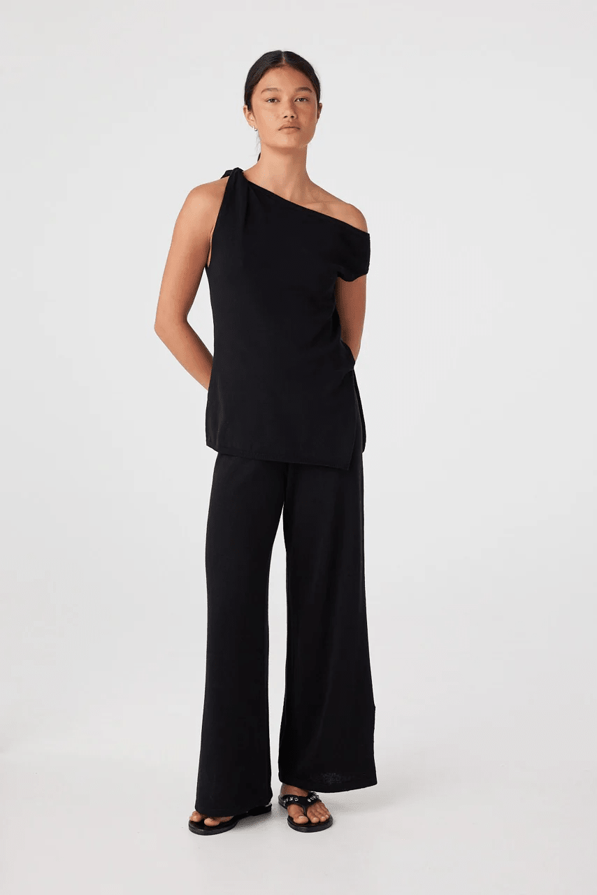 Olympia Asym Top - Black - Fashion Tops - Arcaa Movement - Women's fashion at The Freedom State