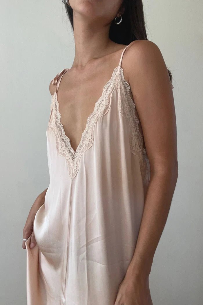 Oriana Dress - Rose Quartz - Midi Dresses - Lilya - Women's fashion at The Freedom State