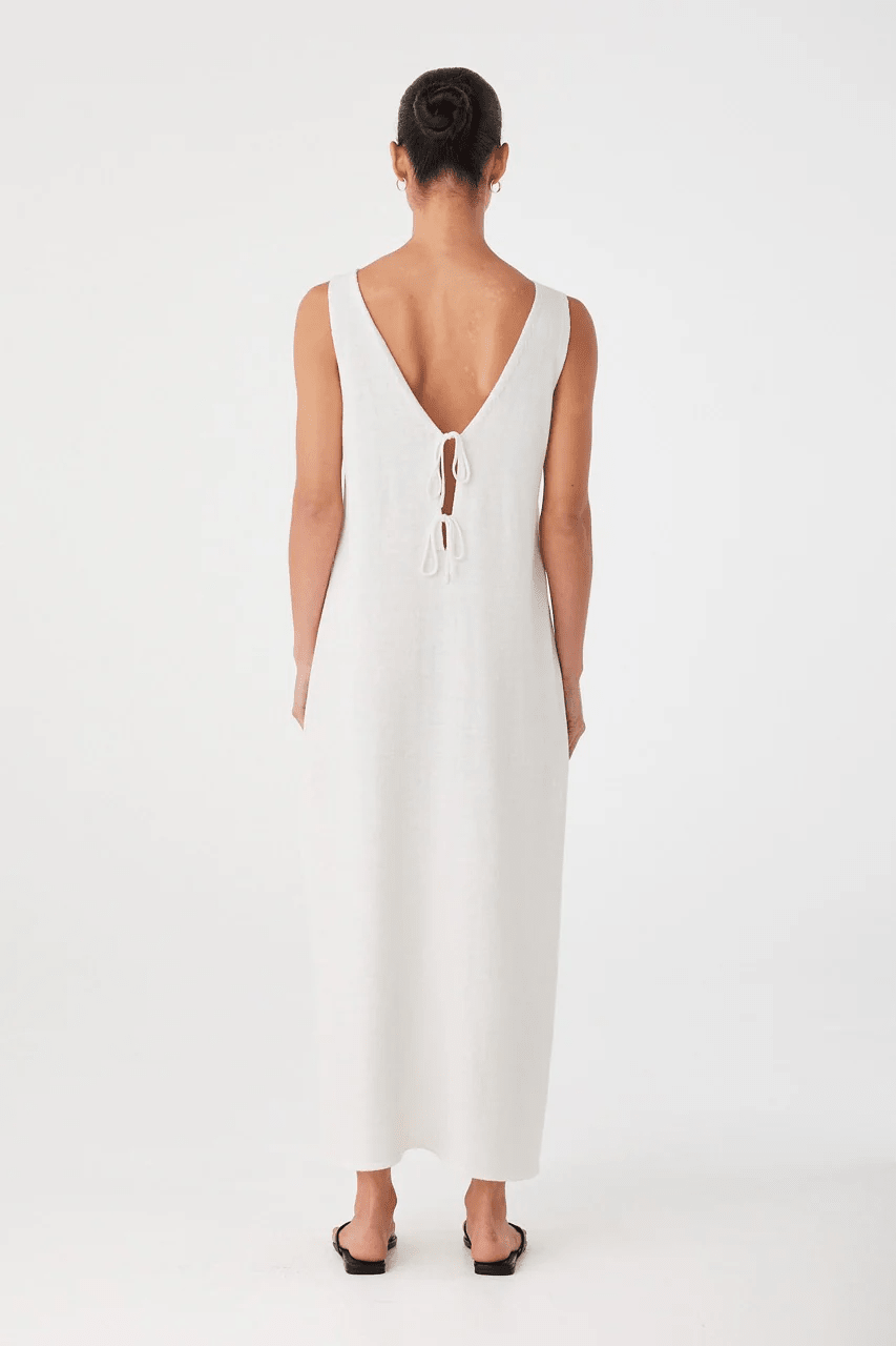 Poppy Reversible Maxi Dress - Cream - Maxi Dresses - Arcaa Movement