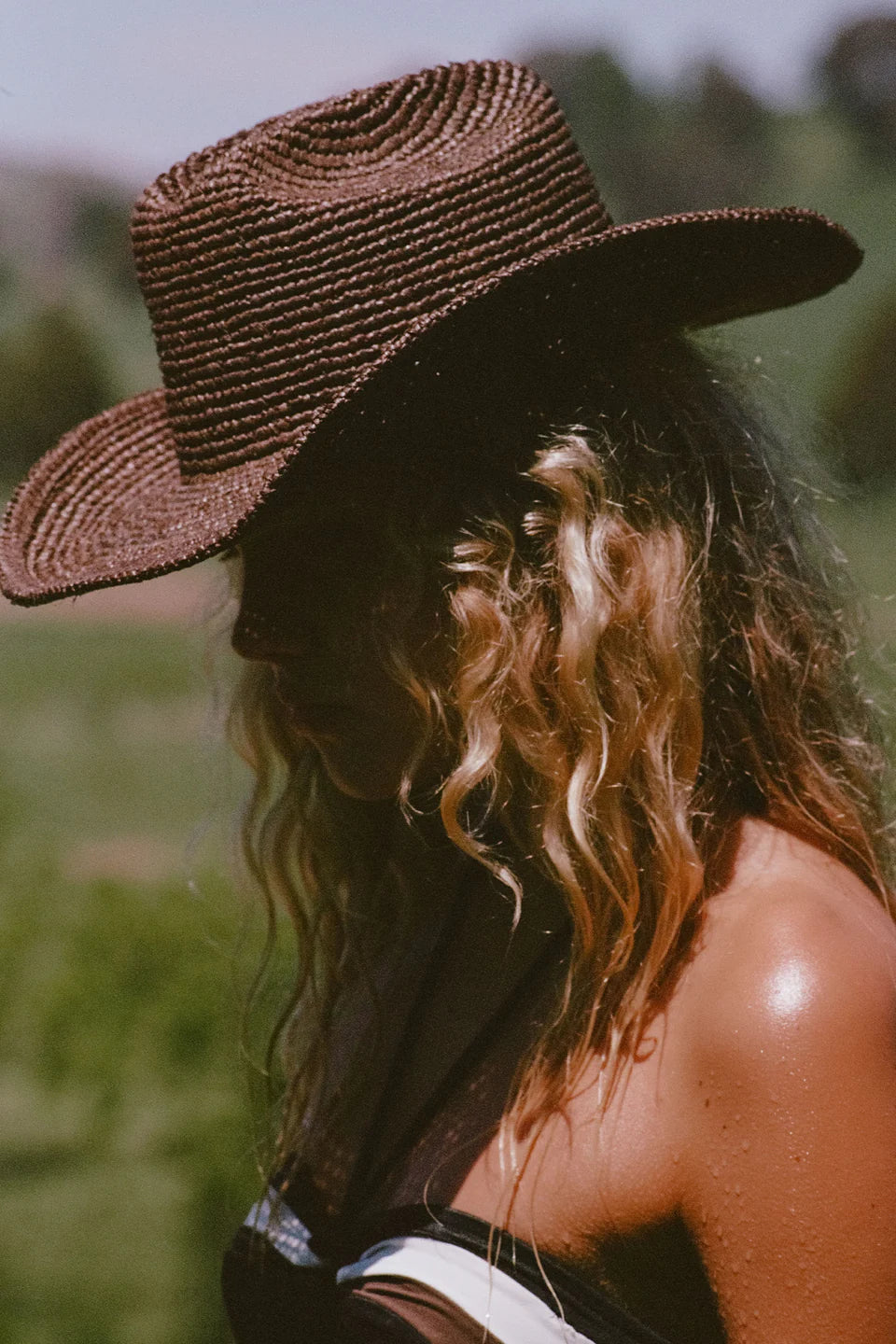 Raffia Cowboy Hat - Coco