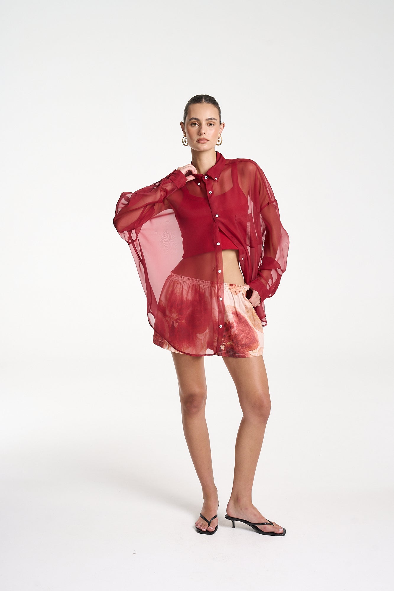 Romeo Shirt - Carmine Red