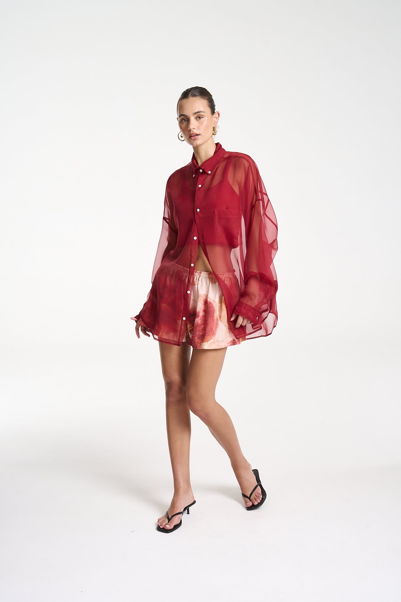 Romeo Shirt - Carmine Red