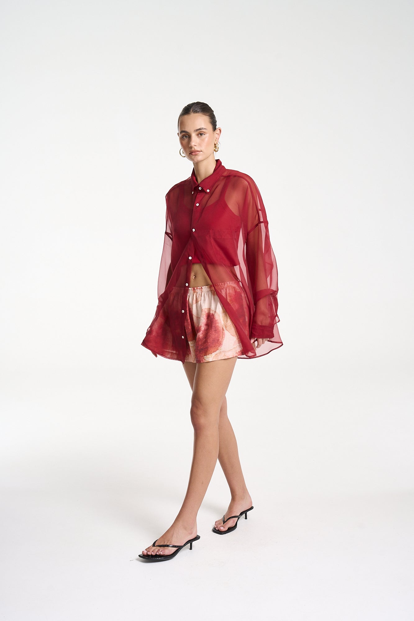 Romeo Shirt - Carmine Red