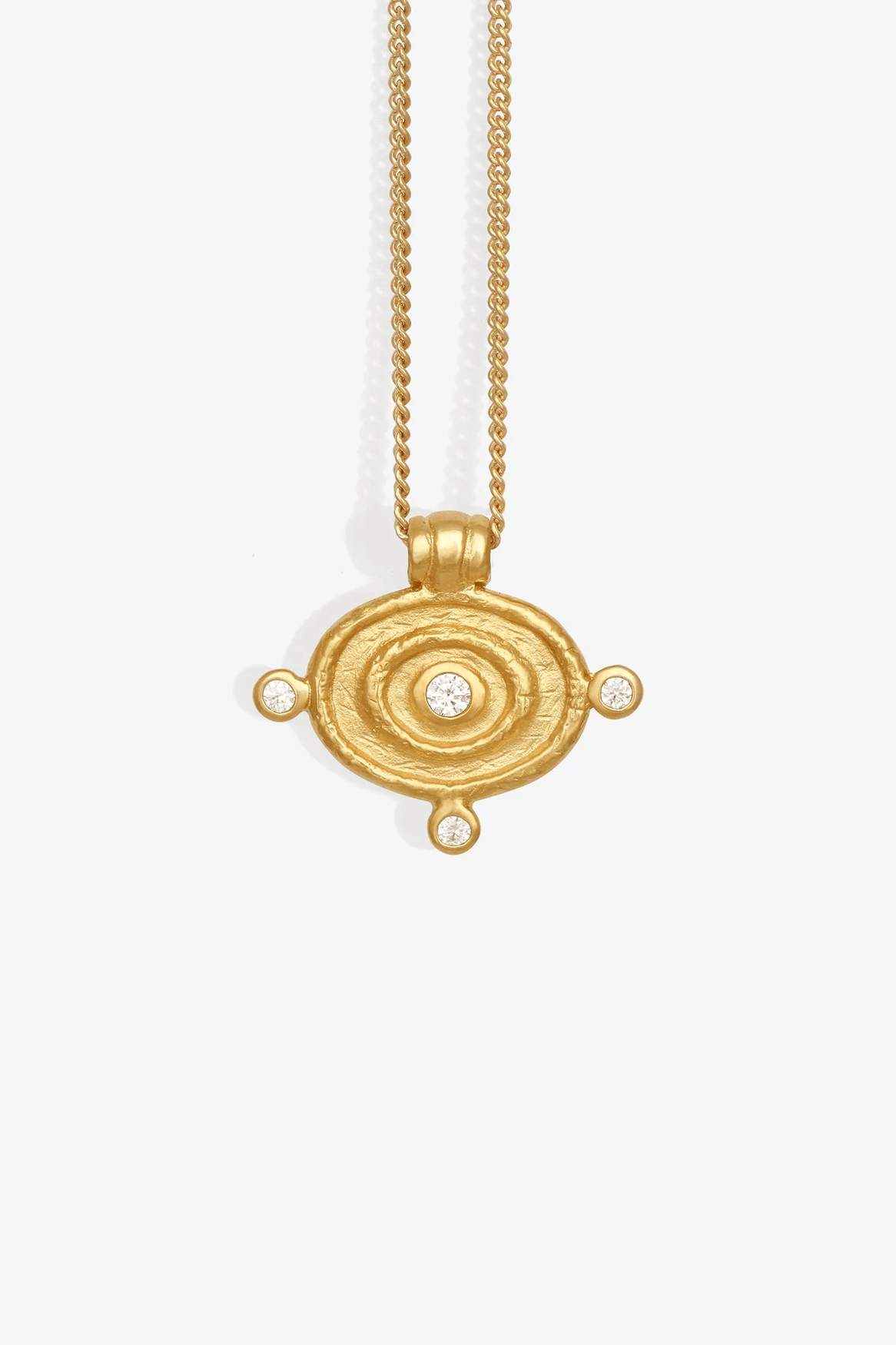 Reign Oval Necklace - Gold - Necklaces - Temple Of The Sun - Women's fashion at The Freedom State