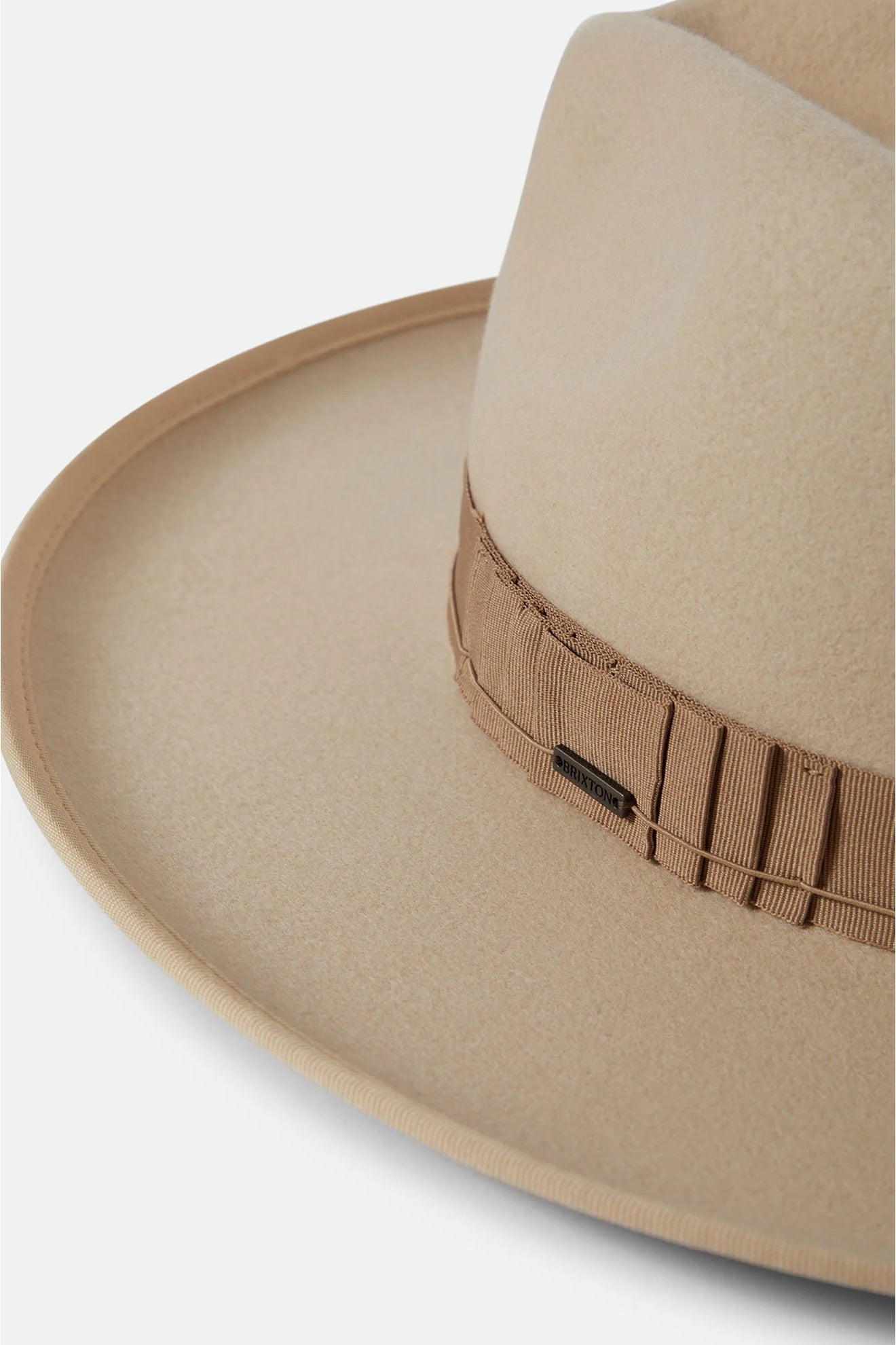 Reno Fedora - Bone/Sand - Wide Brim Hat - Brixton - Women's fashion at The Freedom State