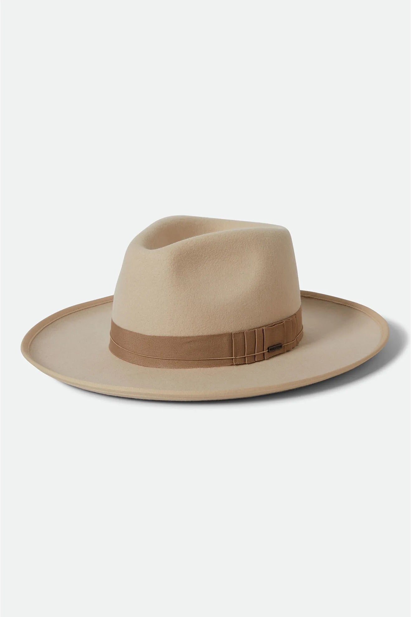 Reno Fedora - Bone/Sand - Wide Brim Hat - Brixton - Women's fashion at The Freedom State