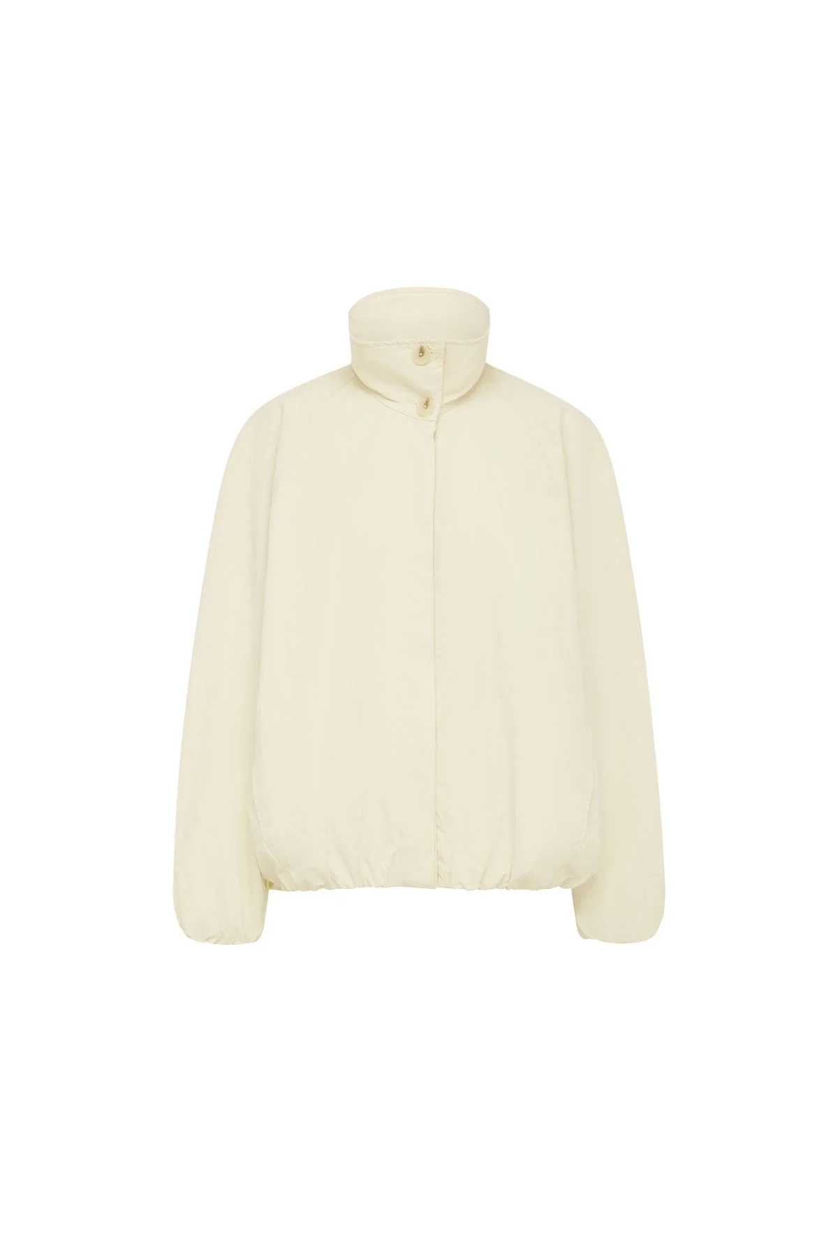 Soren Funnel Neck Bomber - Vanilla Creme