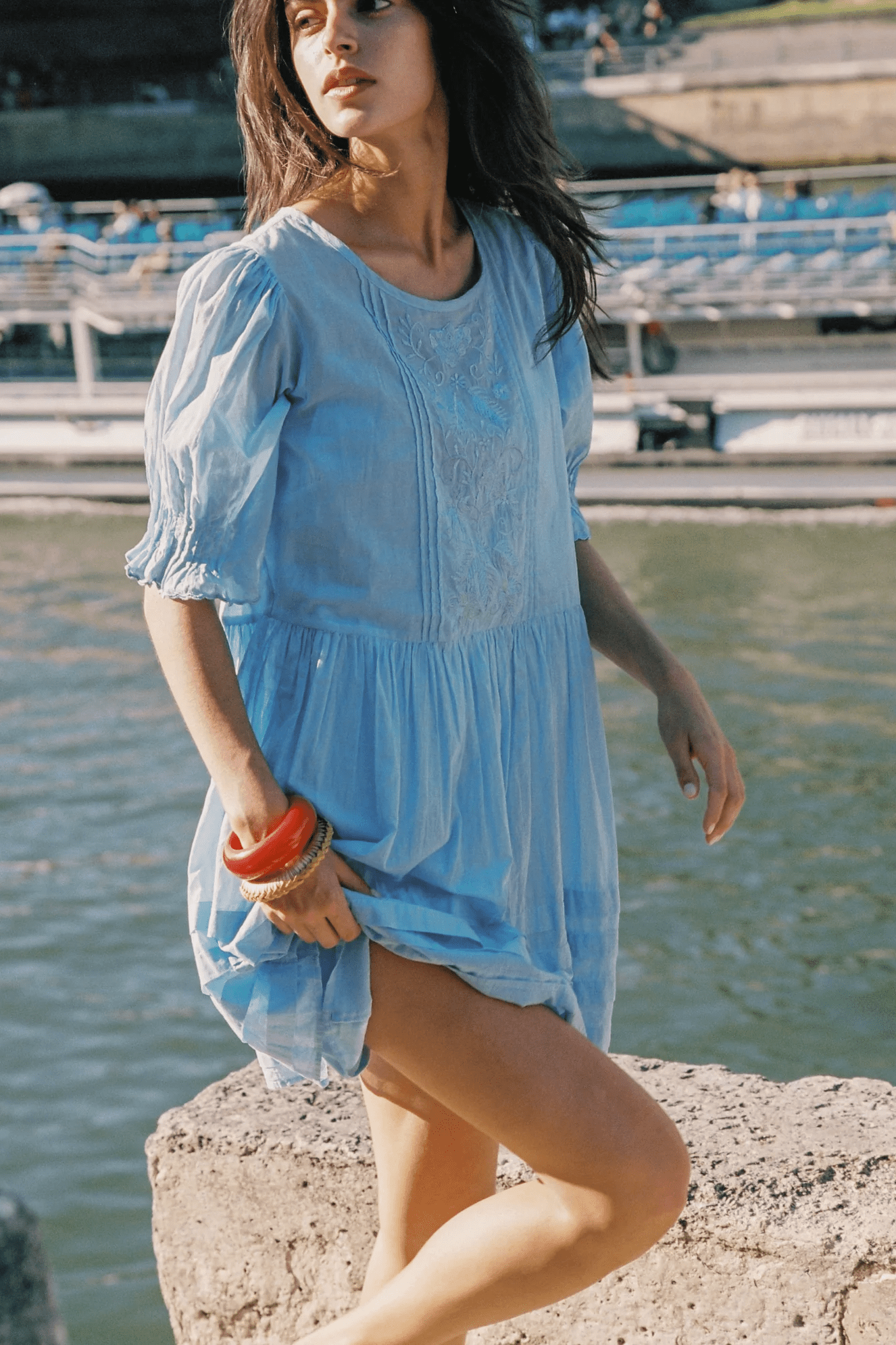 Ryder Mini Dress - Blue - Mini Dresses - Auguste The Label - Women's fashion at The Freedom State
